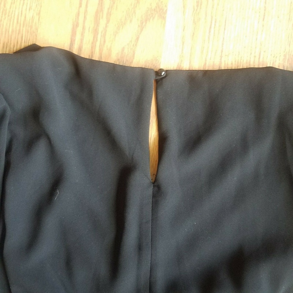SOLD Forever Womans Medium Black Dress Mini Sheer - Picture 7 of 8